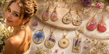 Trending Dry Flower Resin Earrings & Pendants: Nature-Inspired Jewellery at Beerbani