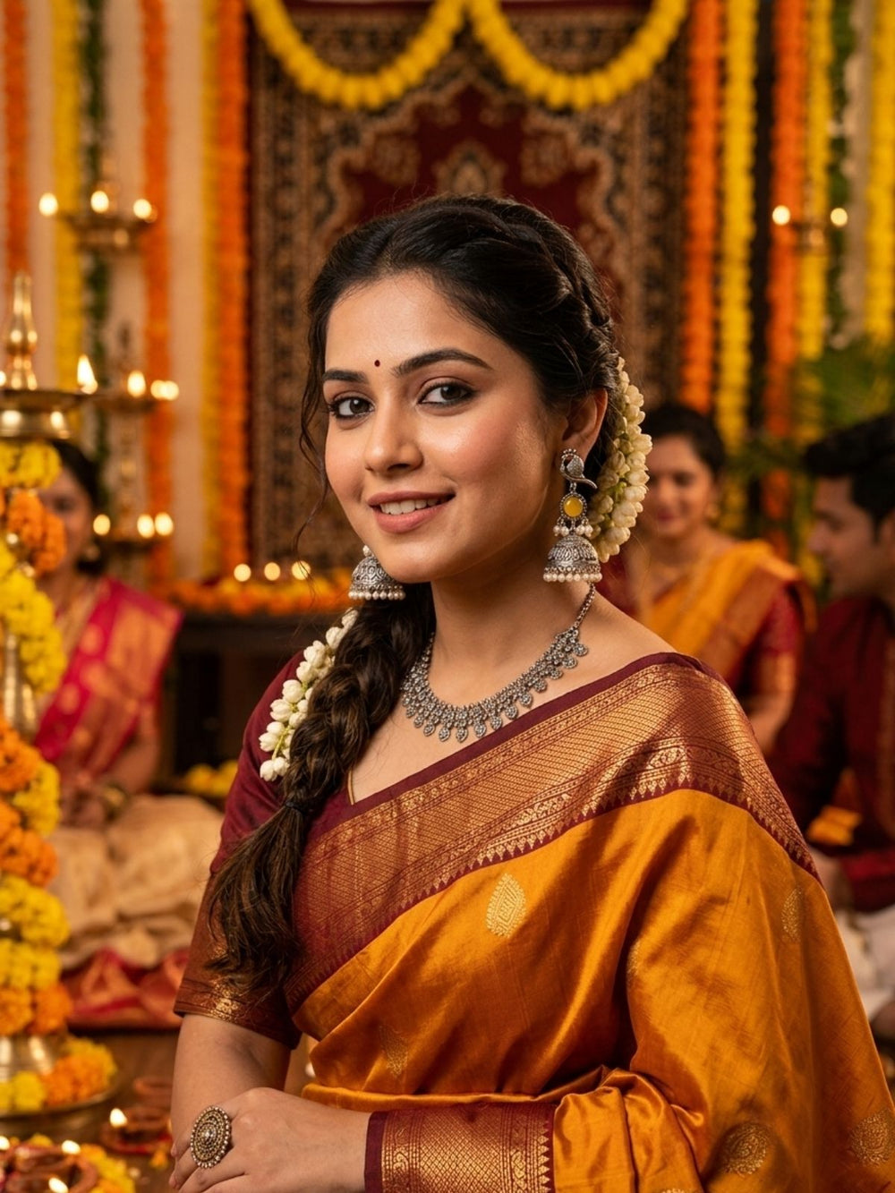 Festive Jhumka Look