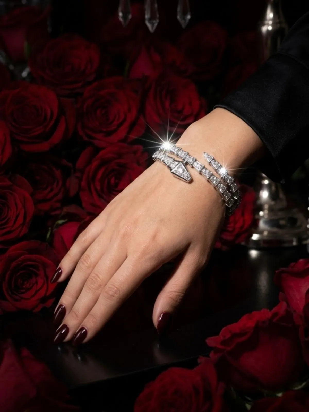 Silver Snake Bracelet for Women | Serpent-Inspired Jewellery