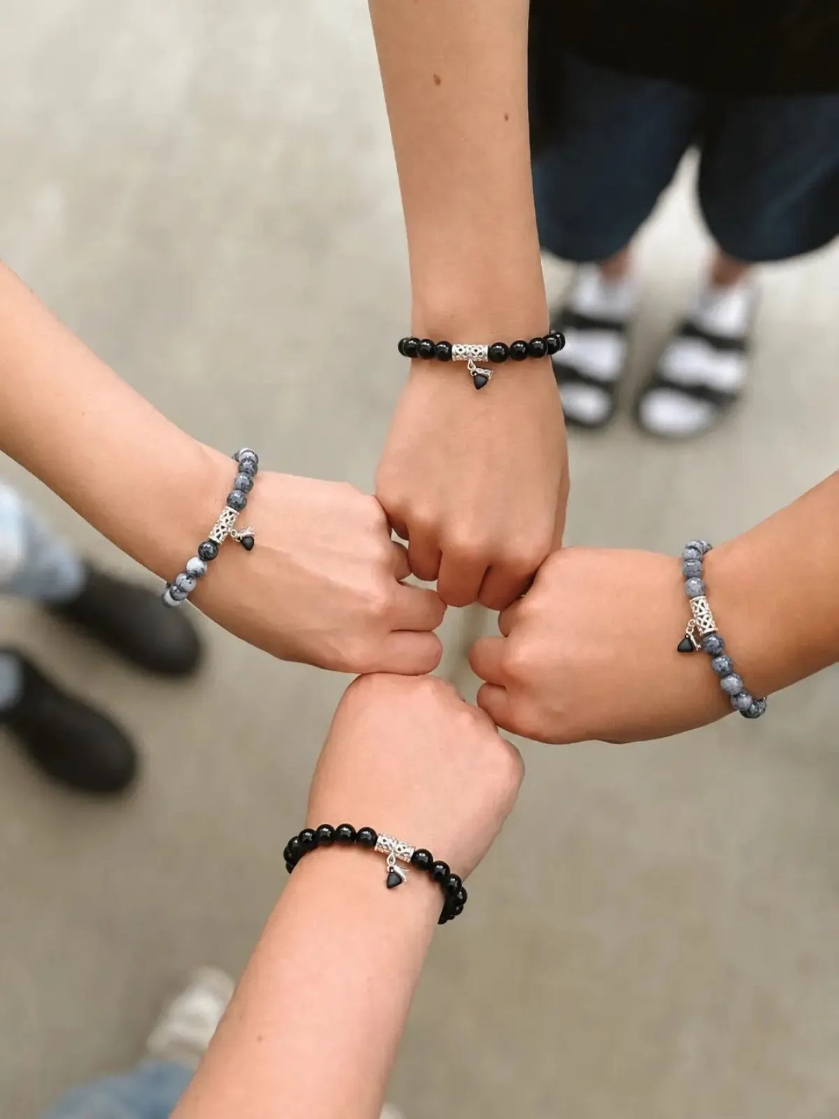 Heart Magnet Bracelet gift for couples