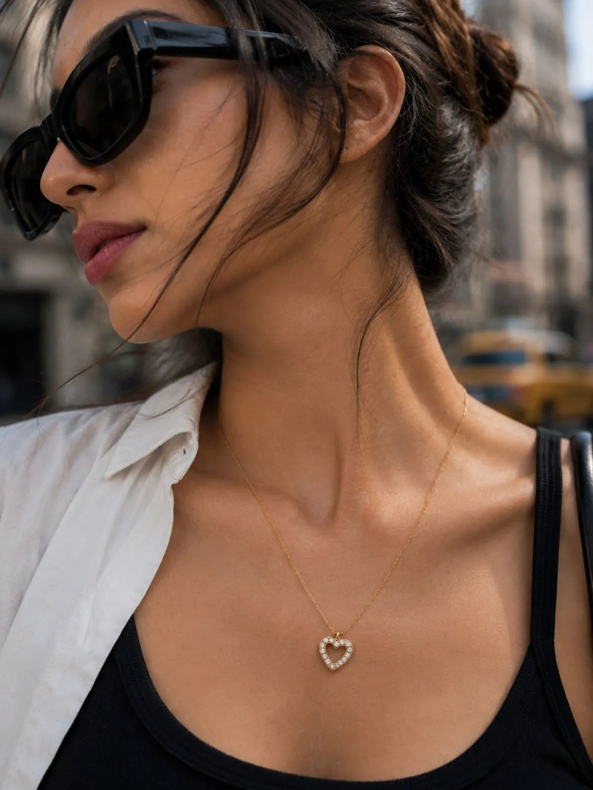 Golden Heart Chain Pendant for Girls & Women | Elegant Daily Wear Chain