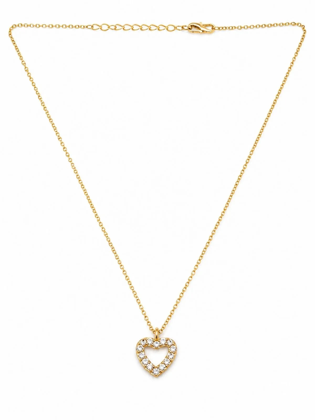 Golden Heart Chain Pendant for Girls & Women | Elegant Daily Wear Chain