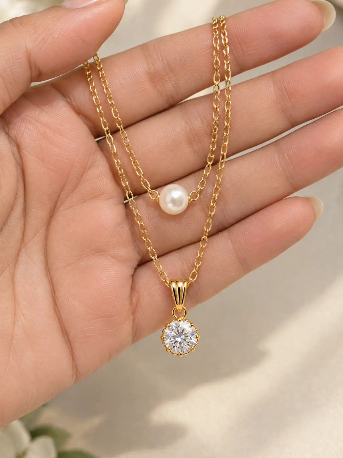 layered necklace for women